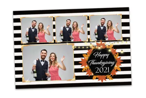 [BT-0001] Thanksgiving 4x6 Photo Booth Template